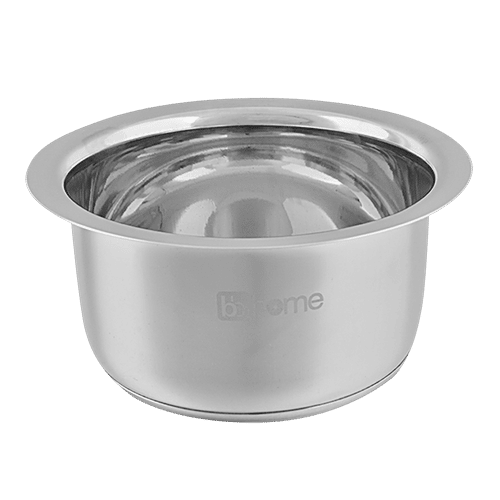BB Home Steel Induction Bottom Tope/Patila/Bhagona - No. 11, 1.35 L  