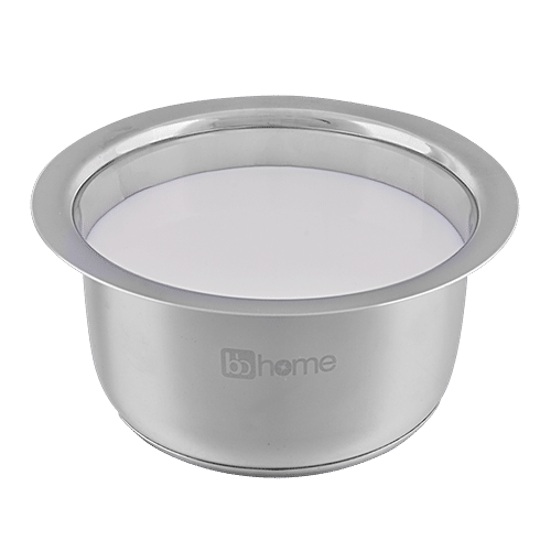 BB Home Steel Induction Bottom Tope/Patila/Bhagona - No. 11, 1.35 L  