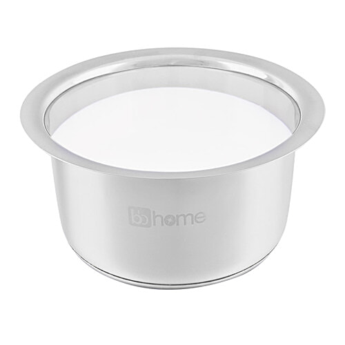 BB Home Steel Induction Bottom Tope/Patila/Bhagona - No. 13, 2.5 L  