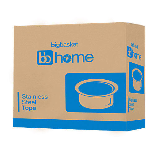 BB Home Steel Induction Bottom Tope/Patila/Bhagona - No. 15, 3.8 L  