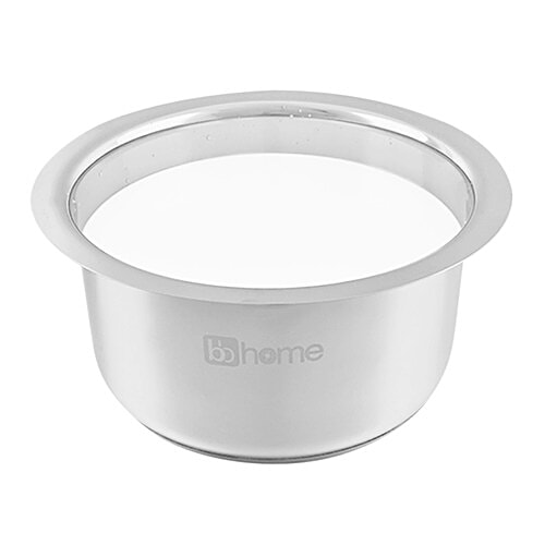 BB Home Steel Induction Bottom Tope/Patila/Bhagona - No. 15, 3.8 L  