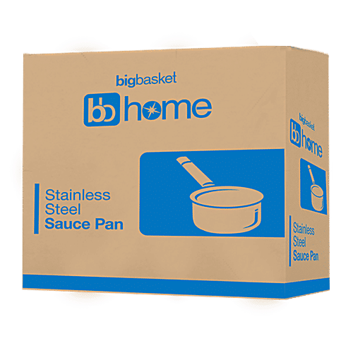 bb home Stainless Steel Milk/Tea Sauce Pan - No.9, Regular, Durable, Heat Resistant, 800 ml (1 pc) Dishwasher Safe