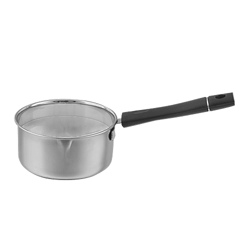 bb home Stainless Steel Milk/Tea Sauce Pan - No.9, Regular, Durable, Heat Resistant, 800 ml (1 pc) Dishwasher Safe