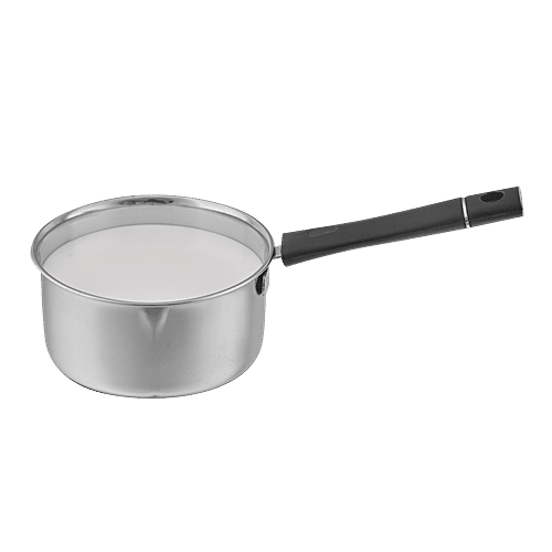 bb home Stainless Steel Milk/Tea Sauce Pan - Regular, Durable, Heat Resistant, 1.1 L (1 pc) Dishwasher Safe