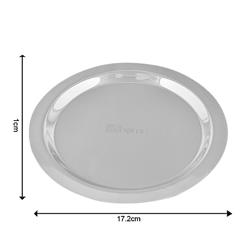 BB Home Steel Lid/Cover For Utensils, Kadai & Tope - No.10, 1 pc  