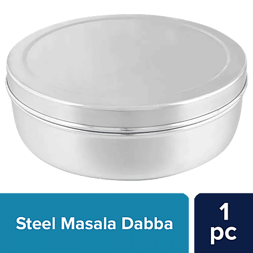 bb home Masala Dabba/Spice Container - No.11, Stainless Steel,, 1.2 l (1 pc) 