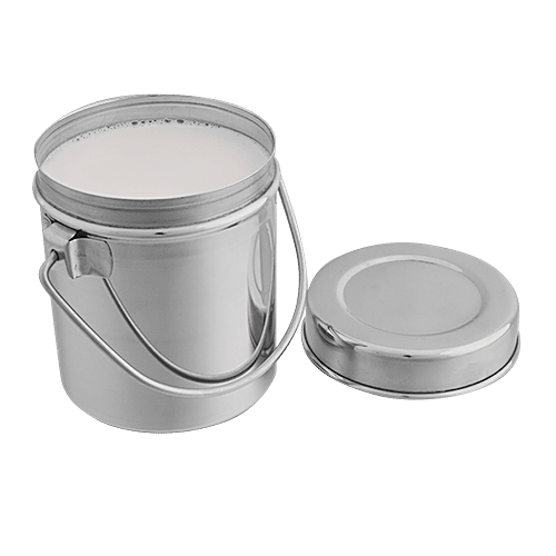 BB Home Steel Milk/Ghee/Oil Storage Can - No. 10, 1 L  