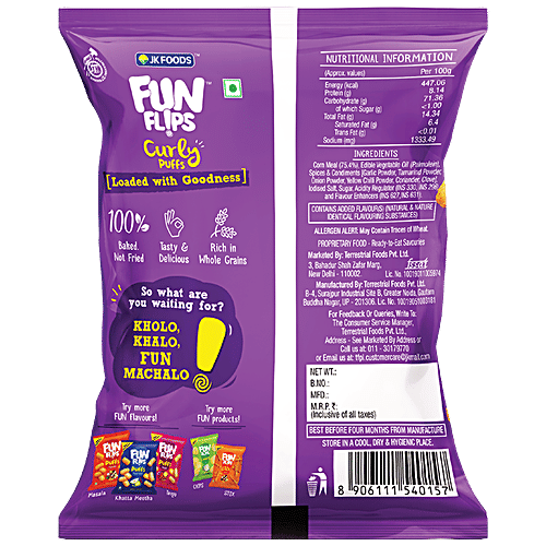 Buy Fun Flips Curly Puffs Mocktail, Baked Online at Best Price of Rs