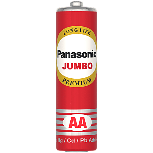 Panasonic Jumbo R6DJDG/1B10 Zinc Carbon Battery - AA, 1.5 V, 10 pcs  