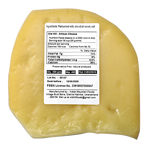 Buy Old Hill Gruyere Cheese Online at Best Price of Rs 400 bigbasket