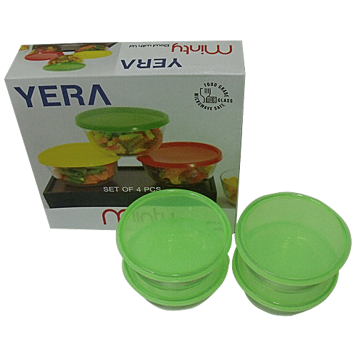 Buy Yera Glass Bowl With Lid Minty Online at Best Price bigbasket