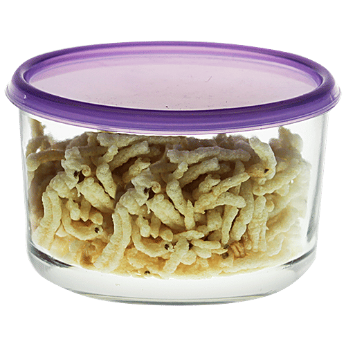 Yera Candy/Cookie Glass Bowl With Lid Set, 345 ml Set of 4 