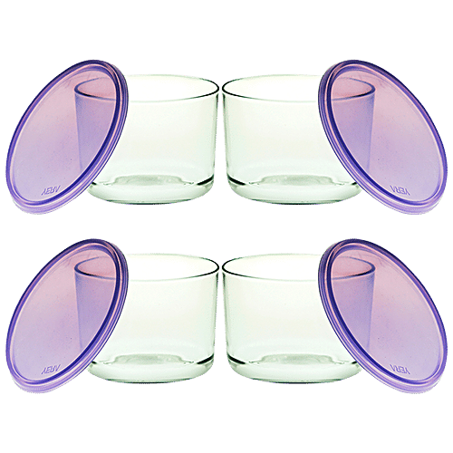 Buy Yera Candy/Cookie Glass Bowl With Lid Set Online at Best Price of Rs 240 bigbasket