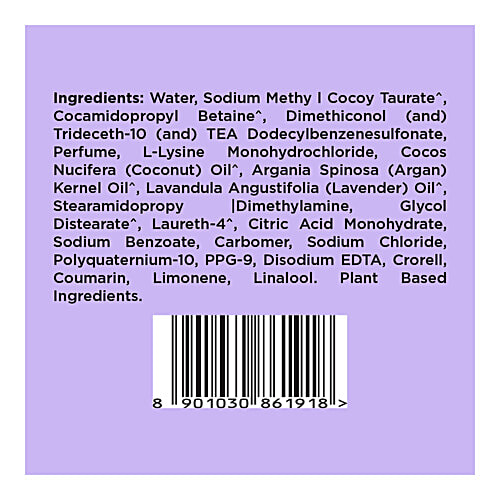 Love Beauty & Planet Argan Oil and Lavender Sulfate Free Smooth and Serene Shampoo, 400 ml  No Silicones & No Added Parabens