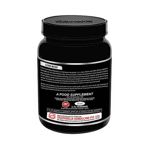 Endura Lean Mass Advanced - Chocolate, 1 kg  Enriched with Creatine & Glutamine