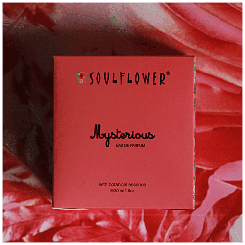 Soulflower Mysterious Scent Eau De Parfum, Perfume for Women, Long lasting fragrances for Women, 35 ml  