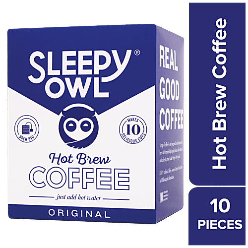 Buy Sleepy Owl Original Hot Brew Coffee 100 Arabica Online at Best