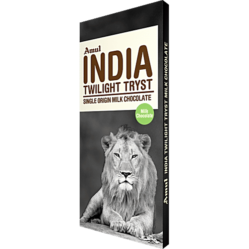 Amul India Single Origin Milk Chocolate, 125 g Paper Carton 