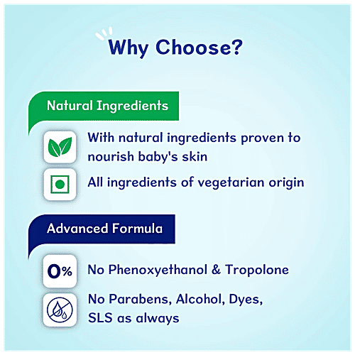 Chicco Baby Moments - Mild Body Wash, Refresh, Lotus & Meadowsweet, For Moisturised Skin, With A Refreshing Touch, 100 ml  Parabens Free