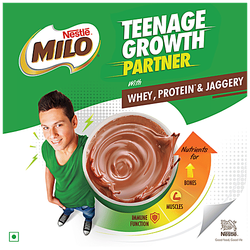 Buy Nestle Nestle Milo With Whey, Protein & Jaggery, Nutrition Drink