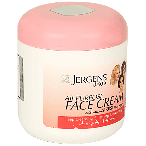 Buy Jergens All Purpose Face Cream For Deep Cleansing, Softening