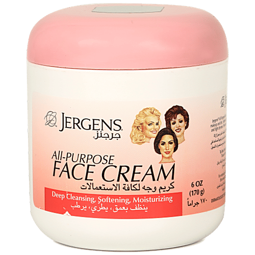 Buy Jergens All Purpose Face Cream For Deep Cleansing, Softening