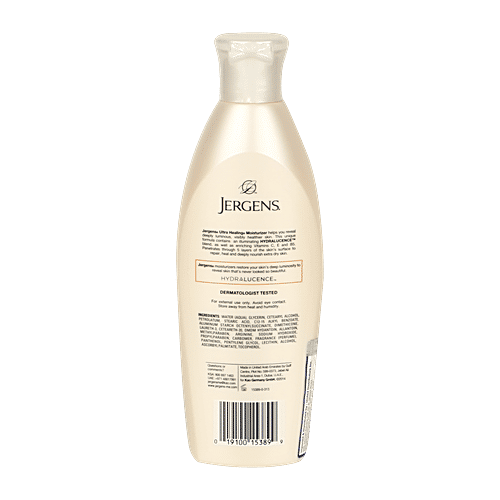 Jergens Ultra Healing Moisturizer - Extra Dry Skin, With Vitamins C, E & B5, 200 ml Dermatologist Tested
