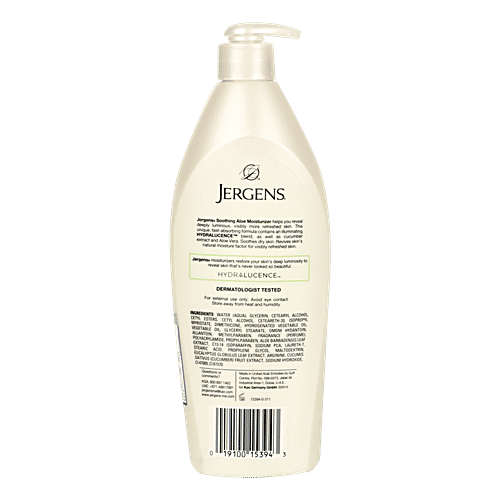 Buy Jergens Soothing Aloe Refreshing Moisturizer Dry Skin, Cucumber