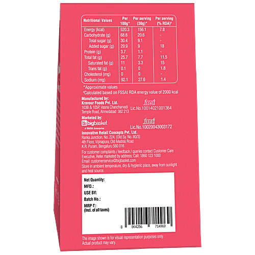 Tasties Wafer Bites - Strawberry, 100 g