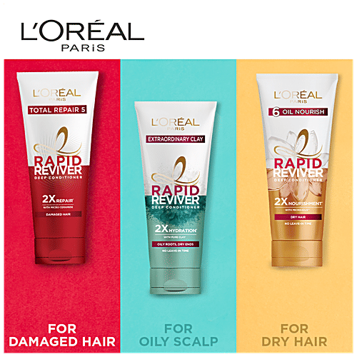 Loreal Paris Rapid Reviver Total Repair 5 Deep Conditioner, 180 ml  