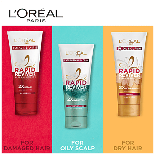 Loreal Paris Rapid Reviver Extraordinary Clay Deep Conditioner, 180 ml  