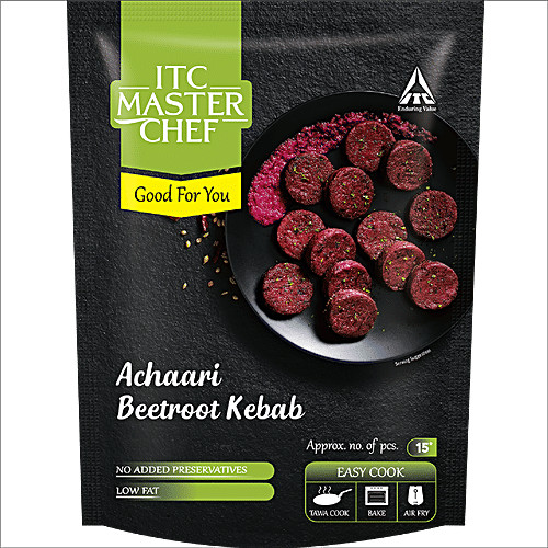 ITC Master Chef Achaari Beetroot Kebab, 210 g  