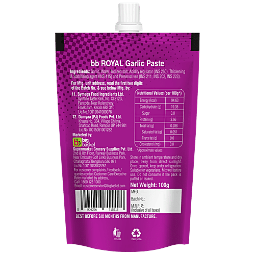 bb Royal Garlic Paste, 100 g  