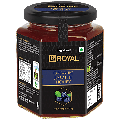 bb Royal Organic Jamun Honey, 500 g No Fat