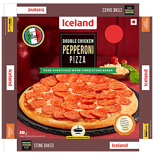 Buy Iceland Double Chicken Pepperoni Pizza Online at Best Price of Rs