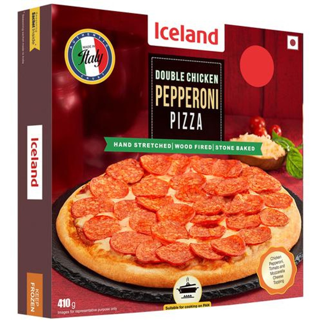 Buy Iceland Double Chicken Pepperoni Pizza Online at Best Price of Rs