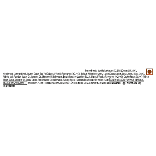 Haagen-Dazs Ice Cream - Cookies & Cream Sticks, 80 ml  