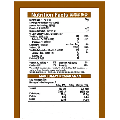 BIKA Black Pepper Chicken Crackers, 70 g Pouch 