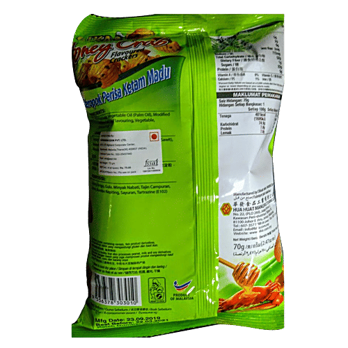 BIKA Honey Crab Crackers, 70 g Pouch 