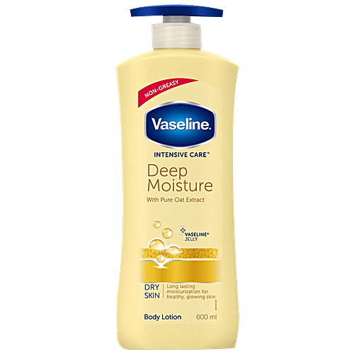 Vaseline Intensive Care Deep Moisture Body Lotion - With Pure Oat Extract, 600 ml  