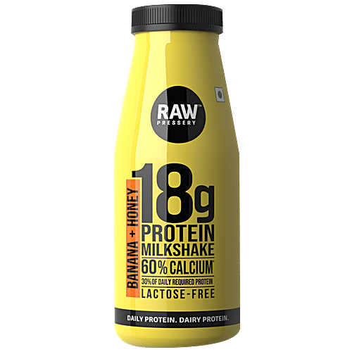 Buy Raw Pressery Protein Milkshake Banana Honey Online at Best Price