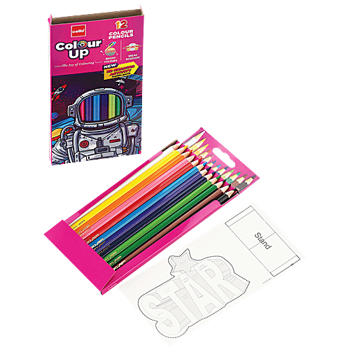 BIC Cello ColourUp Colour Pencil - 12 Shades, 1 pc  