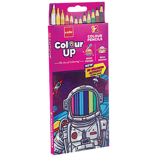 BIC Cello ColourUp Colour Pencil - 12 Shades, 1 pc  