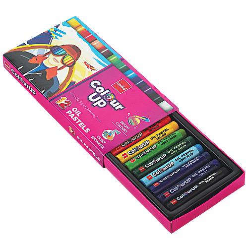 BIC Cello ColourUp Oil Pastels - 12 Shades, 1 pc  