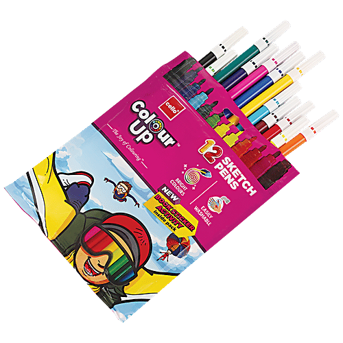 BIC Cello ColourUp Sketch Pens - 12 Shades, 1 pc  