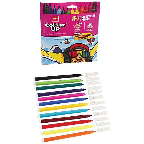 BIC Cello ColourUp Sketch Pens - 12 Shades, 1 pc  
