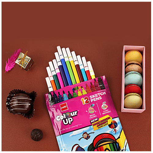 BIC Cello ColourUp Sketch Pens - 12 Shades, 1 pc  