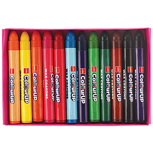 BIC Cello ColourUp Wax Crayon Jumbo - 12 Shades, 1 pc  