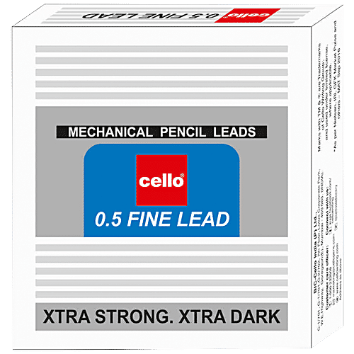 BIC Cello Mechanical Pencil Leads - 0.5 mm, 10 pcs Tube Extra Strong