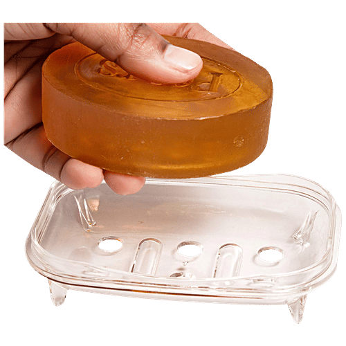 Buy Inomata 2209 Acrylic Regular Soap Dish Case/Soap Stand/Soap Holder